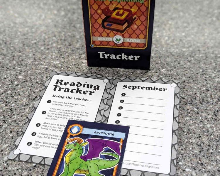 reading dragons card and tracker passport