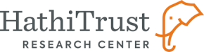 HathiTrust Research Center orange elephant head logo